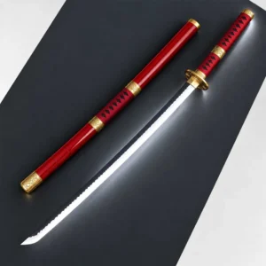 One Piece Roronoa Zoro Wooden LED Katana Sword – 104cm Cosplay Prop