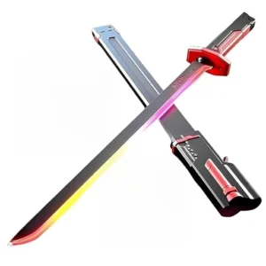 Cyberpunk LED Light Up Katana Sword – Glowing Cosplay Weapon Prop