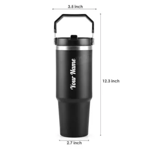 Personalized Tumbler, 900 ml, Stainless Steel, Insulated Vacuum Thermal Mug,